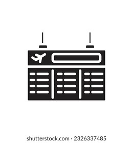 Ilustración de vectores de iconos rellenados con salida de plano