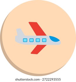 Icono de estilo de círculo plano