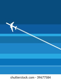 a plane in flight