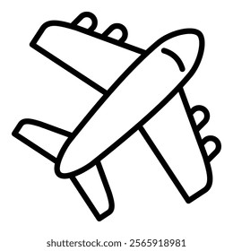 Plane Flight Vector Icon Collection