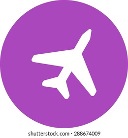 Plane, fly, aircraft icon vector image. Can also be used for summer, recreation and fun. Suitable for use on mobile apps, web apps and print media.