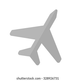 Plane, fly, aircraft icon vector image. Can also be used for summer, recreation and fun. Suitable for use on mobile apps, web apps and print media.