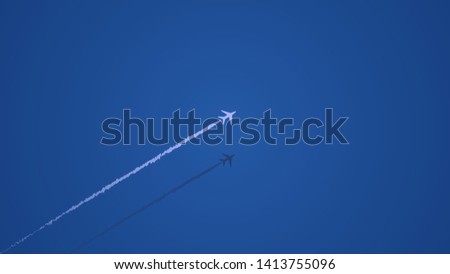 Plane flying over the ocean