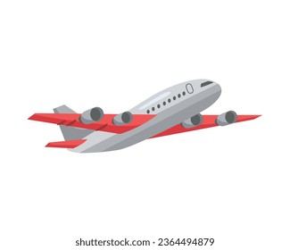 vector de viaje aéreo aislado