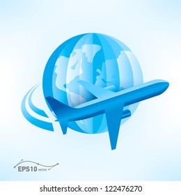 plane globe origami 3d paper