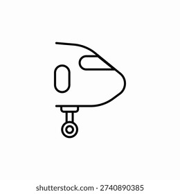 plane ground icon sign vector