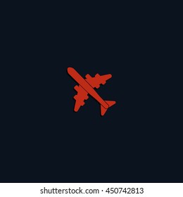 Plane icon.