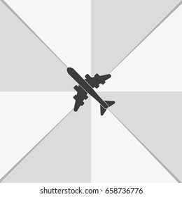 Plane icon.