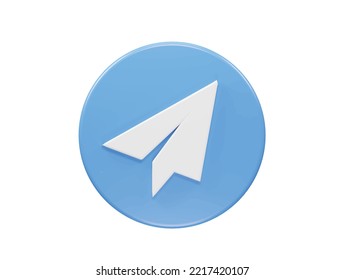Plane icon 3d render vector