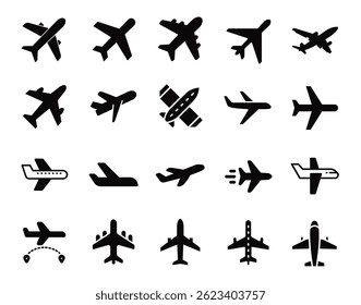 Plane Icon, Aeroplane Icon, Travel Icon Vector