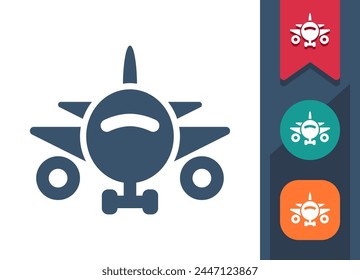 Plane Icon. Airplane. Professional, pixel perfect vector icon.