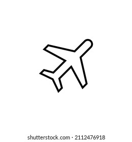 Plane icon. Airplane sign and symbol. Flight transport symbol. Travel sign. aeroplane