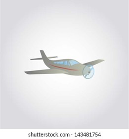 Plane icon, Airplane symbol, design element, web icon, vector illustration