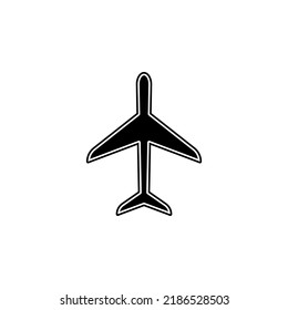 Plane Icon Airplane Icon Vector Flight Stock Vector (Royalty Free ...