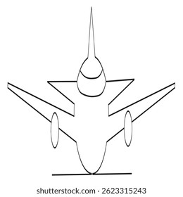 Plane icon. Airplane icon vector. Flight transport symbol. Travel illustration. Holiday symbol. Continuous line.