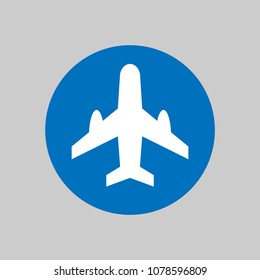 Plane icon art vector design