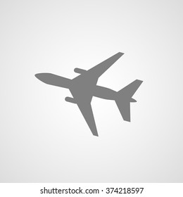 Plane icon to be used as web and app development icon. 