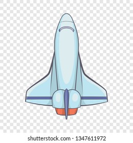 Plane icon in cartoon style isolated on background for any web design 