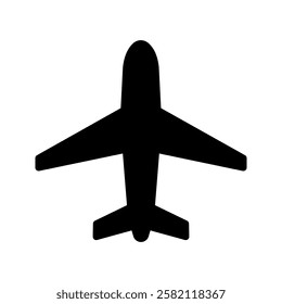 plane icon color editable on white background