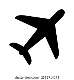plane icon color editable on white background