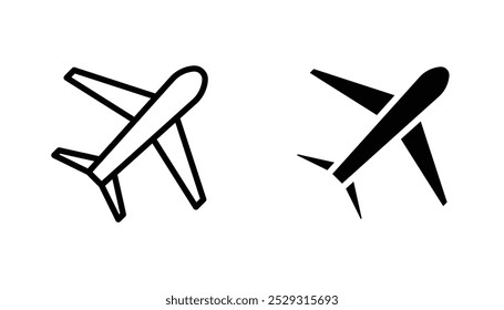 Plane icon concept. Stock vector