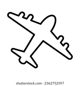 Plane icon design for personal commercial use