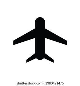the plane icon design template