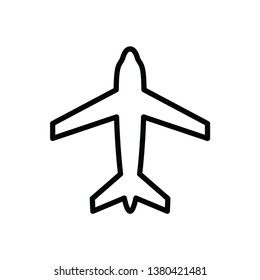 the plane icon design template