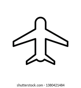 the plane icon design template