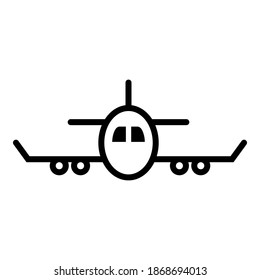 Plane icon design template vector isolated illustration