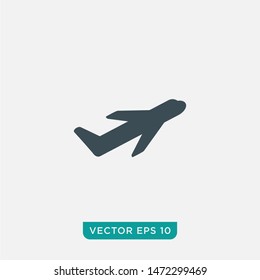 Plane Icon Design, Vector EPS10
