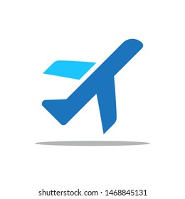 Plane Icon Design. Vector Illustration.