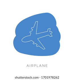 Plane icon design. Vector illustration.
