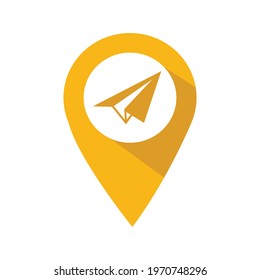 Plane Icon design vector for web use