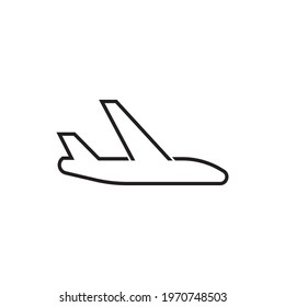 Plane Icon design vector for web use