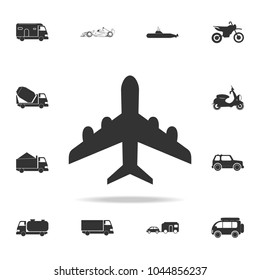 plane icon. Detailed set of transport icons. Premium quality graphic design. One of the collection icons for websites, web design, mobile app on white background
