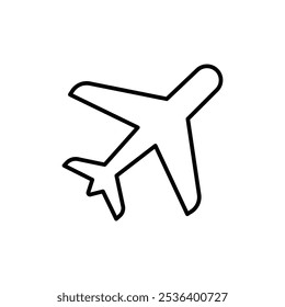 Icono plano Ilustración de arte plano en contorno