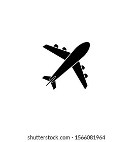 Plane icon flat design. vector illustration