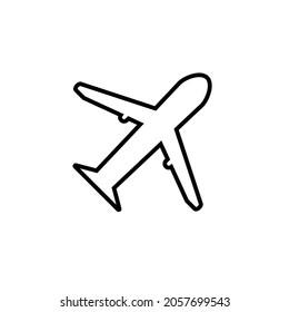 icono de plano. ilustración vectorial.