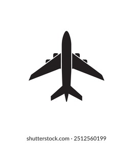 Icono de avión. Aviones voladores. Símbolo de transporte de vuelo. Silueta plana. Logotipo del avión. Ilustración de viaje. Símbolo Festiva. Ilustración vectorial.