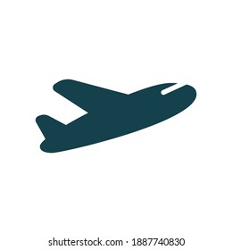 Plane icon for graphic design projects