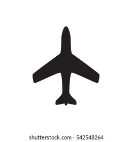 plane icon illustration isolated vector sign symbol