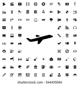 plane icon illustration isolated vector sign symbol