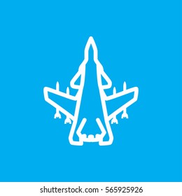 plane icon illustration isolated vector sign symbol