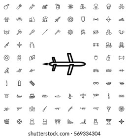 plane icon illustration isolated vector sign symbol