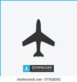 plane icon illustration isolated vector sign symbol