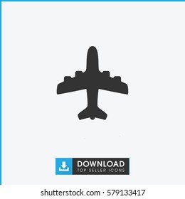 plane icon illustration isolated vector sign symbol