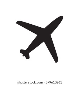 plane icon illustration isolated vector sign symbol