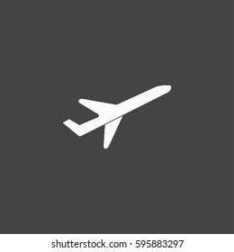 Plane icon illustration isolated vector sign symbol