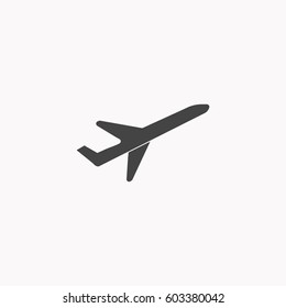 Plane icon illustration isolated vector sign symbol